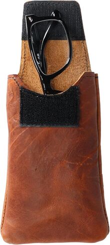 حافظة نظارة من جلد البيسون المزخرف من بوسطن in Kuwait