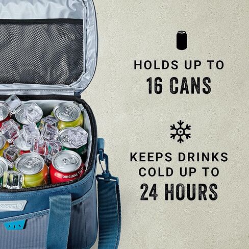 Coleman Sportflex Insulated Soft Coolers, Leakproof Portable 9/16/30/42 Can Capacity Coolers with Wheeled & Lunchbox Options, Great for Beach, Camping, Tailgating, Picnic, Boat, & More in Saudi Arabia