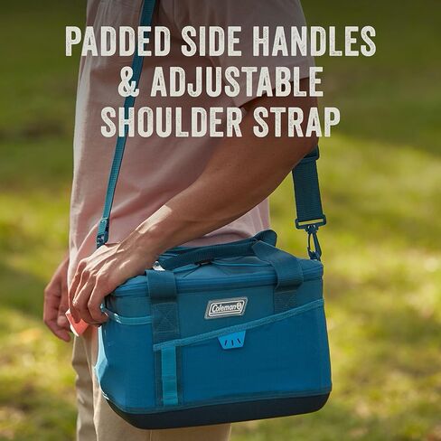 Coleman Sportflex Insulated Soft Coolers, Leakproof Portable 9/16/30/42 Can Capacity Coolers with Wheeled & Lunchbox Options, Great for Beach, Camping, Tailgating, Picnic, Boat, & More in Saudi Arabia