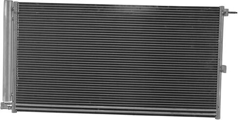 TRQ AC Condenser A/C Air Conditioning w/Oil Cooler & Receiver Drier Compatible with Ford in Kuwait