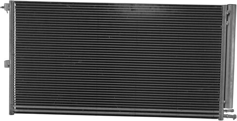 TRQ AC Condenser A/C Air Conditioning w/Oil Cooler & Receiver Drier Compatible with Ford in Kuwait
