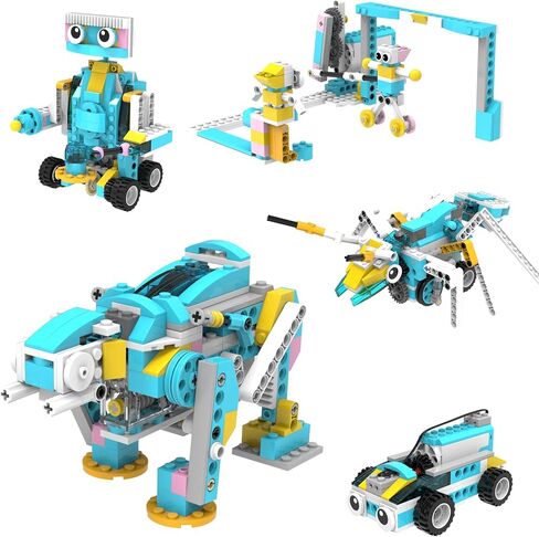 makerzoid 200-in-1 Scratch Jr Coding Robot Kit - STEM Smart Robot Premium Educational Toy - Junior Programming Learning Kit - DIY Robotics Kit for Kids in Saudi Arabia