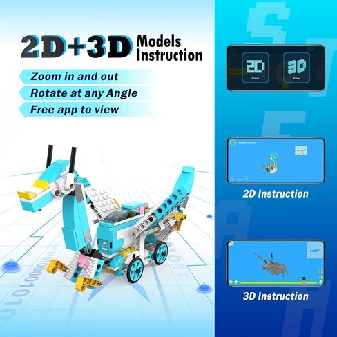 makerzoid 200-in-1 Scratch Jr Coding Robot Kit - STEM Smart Robot Premium Educational Toy - Junior Programming Learning Kit - DIY Robotics Kit for Kids in Saudi Arabia