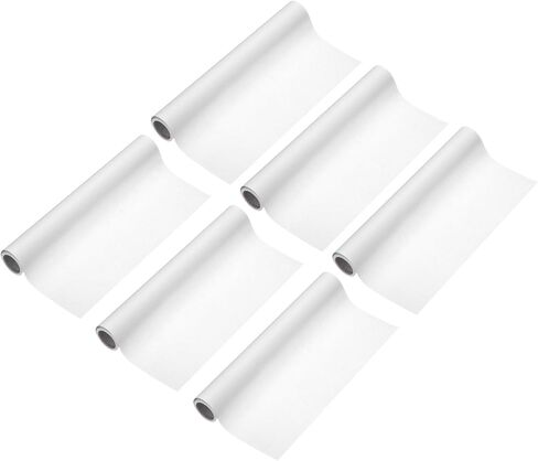 PATIKIL 16Feet x 14" Art Easel Paper Roll，6Pcs Wrapping Paper Art Craft Paper Kraft Paper for Painting, Crafts and Gift Wrapping, White in Saudi Arabia
