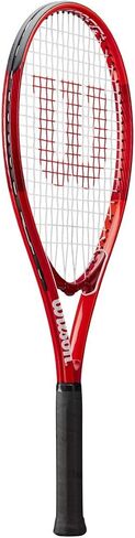 Wilson Federer Pro Staff Precision XL 110 Gloss Red Tennis Racquet in Grip Size 4 3/8" Bundled with a Navy Advantage II Tennis Bag (Incredible Feel and Control) in Saudi Arabia