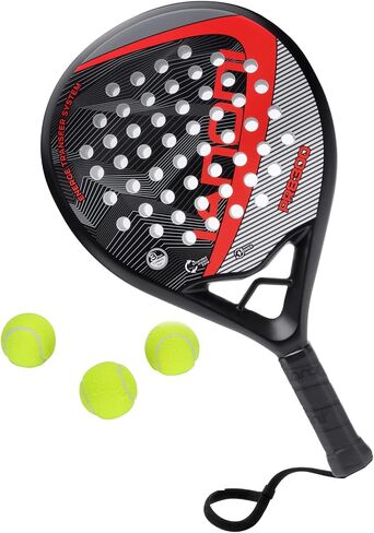 IANONI Padel Racket Carbon Fiber Surface with EVA Memory Flex Foam Core Padel Tennis Racquets Paddle Tennis Racket in Saudi Arabia