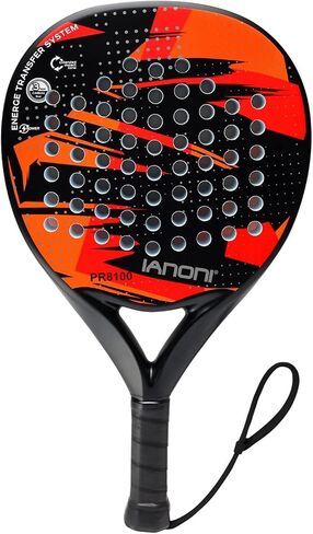 IANONI Padel Racket Carbon Fiber Surface with EVA Memory Flex Foam Core Padel Tennis Racquets Paddle Tennis Racket in Saudi Arabia