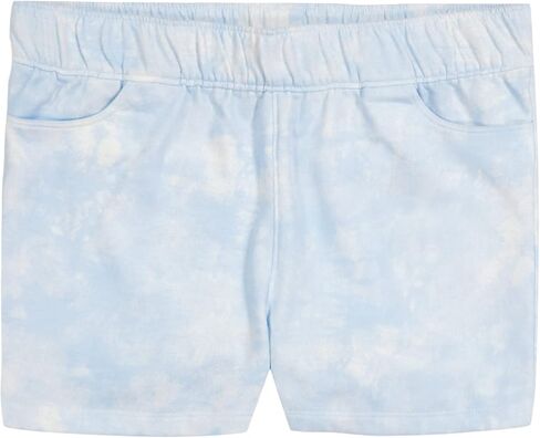 HUDSON Girls' French Terry Shorts with Pockets with Elastic Pull-on Waistband, Tie Dye Prints in Saudi Arabia