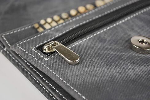 LYKKE Driftwood Crochet Hook Set - Grey Denim Case in Saudi Arabia
