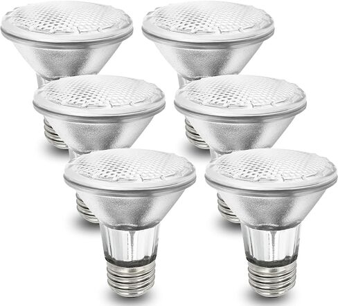 Par20 Bulbs, 2 Pcs 120V 50W Par20 Flood Light Bulbs, E26 Medium Base Long Lasting Life High Output Reflector Flood Lights -Warm Light in Saudi Arabia