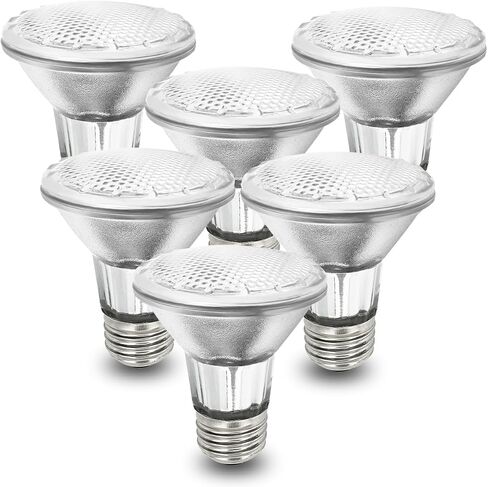Par20 Bulbs, 2 Pcs 120V 50W Par20 Flood Light Bulbs, E26 Medium Base Long Lasting Life High Output Reflector Flood Lights -Warm Light in Saudi Arabia