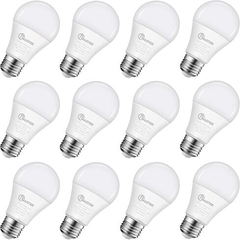 A19 LED Light Bulb, 100W Equivalent Light Bulbs, 15W 5000K Daylight, 1500 Lumens, Non-Dimmable LED Bulb, E26 Standard Base for Indoor and Outdoor, ETL Listed, 6-Pack in Saudi Arabia
