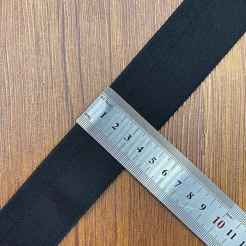 Paictheix Elastic Band for Sewing Waistband, Heavy Stretch High Elasticity Knit Elastic Bands for Sewing Pants Waist Clothes (Black, 4cm X 5 yards) in Saudi Arabia