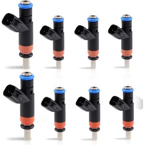 8pcs Fuel Injectors FJ732 05037479AA Compatible for Ram 1500 2500 3500 Pickup, Compatible for Dodge Charger Durango Magnum, Compatible for Jeep Grand Cherokee Commander V8 5.7L 6.1L in Kuwait