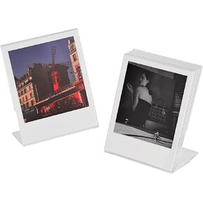 2x3 Small Acrylic Polaroid Photo Frame,Clear Mini Picture Holder for Instax Fujifilm 12/40/EVO Instant Mini 3 inch Film,Home & Office Desk Memory Display. (6 Pack, 2.1X3.4) in Saudi Arabia
