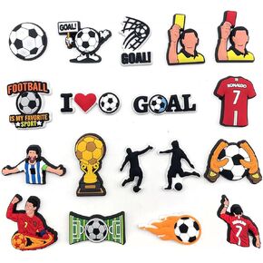 18 قطعة من دبابيس الأحذية الرياضية الساحرة لكرة القدم لتزيين أحذية كرة القدم من أجل الانسداد in Kuwait