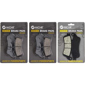 NICHE Brake Pad Set for Honda Goldwing 1800 F6B 06456-MCA-016 06455-MCA-016 Front Rear Organic in Kuwait