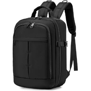 حقيبة ظهر للسفر مقاس 40 × 30 × 15 سم مقاس 17 × 13 × 6 بوصة حقيبة أدوات شخصية تحت المقعد لشركات الطيران خفيفة الوزن تحمل على الأمتعة المعتمدة لعطلة نهاية الأسبوع في الكلية باللون الأسود in Kuwait