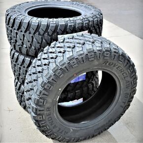 مجموعة من 4 (أربعة) إطارات شعاعية للشاحنات الخفيفة للطرق الوعرة Atlander Roverclaw M/T I Mud - LT235/80R17 235/80/17 235/80-17 120/117Q نطاق التحميل E LRE 10 طبقات RBL بأحرف سوداء مرتفعة (أربعة) in Kuwait