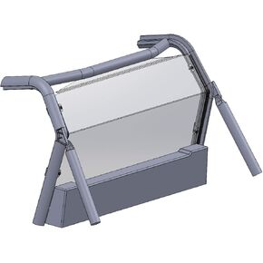 نافذة صلبة للزجاج الأمامي الخلفي Can-Am Maverick Trail 800/1000، Sport 1000 2018-2019 in Kuwait