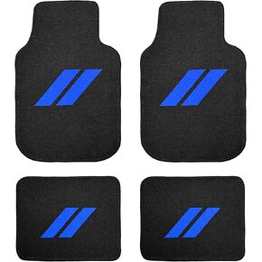 4 قطع سجادات أرضية السيارة لسيارة دودج تشارجر دورانجو تشالنجر رحلة غير قابلة للانزلاق لجميع الأحوال الجوية حصيرة أرضية مقاومة للماء وصديقة للبشرة الأمامية والخلفية لجميع ملحقات موديلات دودج (زخرفة حمراء) in Kuwait