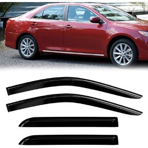 Window Rain Guards Compatible 2012-2013 Toyota Camry 4PC Window Visors Vent Shade Deflector in Saudi Arabia