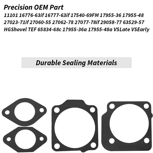 58 PCS Top End Gasket Kit for Harley Electra Glide Sport Glide Super Glide Wide Glide Fat Bob 1966-1984 in Saudi Arabia