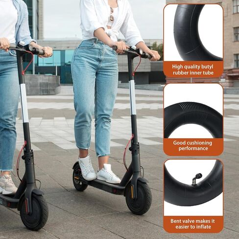 8.5x3 Scooter Tire Inner Tube, 8 1/2x2 (50-134) Replacement Inner Tubes, 8.5 inch Tires Replacement, for Xiaomi M365/Pro VSETT 8/9 Macury Zero 9 Gotrax GXL V2/XR Electric Scooter (2 Pack) in Kuwait