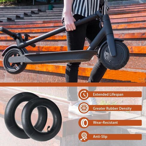 8.5x3 Scooter Tire Inner Tube, 8 1/2x2 (50-134) Replacement Inner Tubes, 8.5 inch Tires Replacement, for Xiaomi M365/Pro VSETT 8/9 Macury Zero 9 Gotrax GXL V2/XR Electric Scooter (2 Pack) in Kuwait