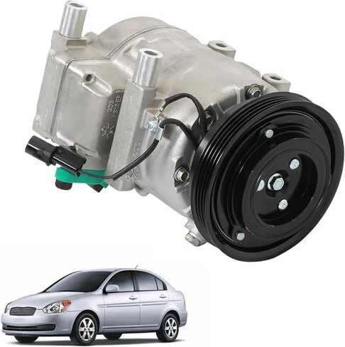 AC Compressor Replacement for Accent 2006 2007 2008 2009 1.6L 6512437 in Saudi Arabia