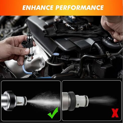 1999-2001 4Pcs Fuel Injectors Compatible for Honda CR-V EX, LX 1999-2001, for Honda CR-V SE 2000-2001 2.0L B20Z2 Replace 06164-PCA-000 06164PCA000 in Saudi Arabia