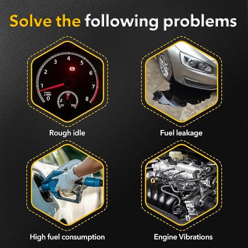 8pcs Fuel Injectors FJ732 05037479AA Compatible for Ram 1500 2500 3500 Pickup, Compatible for Dodge Charger Durango Magnum, Compatible for Jeep Grand Cherokee Commander V8 5.7L 6.1L in Kuwait