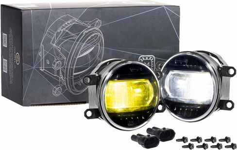 موريموتو XB Evo+ مصابيح ضباب LED بيضاء/أصفر لسيارة تويوتا 4 رنر 10-24 in Saudi Arabia