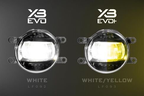 موريموتو XB Evo+ مصابيح ضباب LED بيضاء/أصفر لسيارة تويوتا 4 رنر 10-24 in Saudi Arabia
