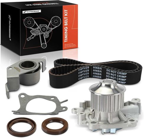 A-Premium Engine Timing Belt Kit with Water Pump Compatible with Mitsubishi Mirage 1997-2002 - 1.8L in Saudi Arabia