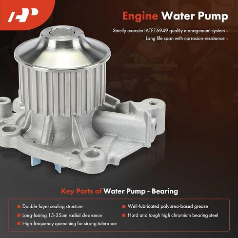 A-Premium Engine Timing Belt Kit with Water Pump Compatible with Mitsubishi Mirage 1997-2002 - 1.8L in Saudi Arabia
