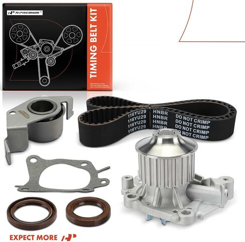 A-Premium Engine Timing Belt Kit with Water Pump Compatible with Mitsubishi Mirage 1997-2002 - 1.8L in Saudi Arabia