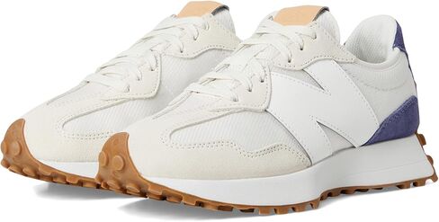 حذاء رياضي نسائي من New Balance 327، أسود معدني/Castlerock، 8.5 in Saudi Arabia