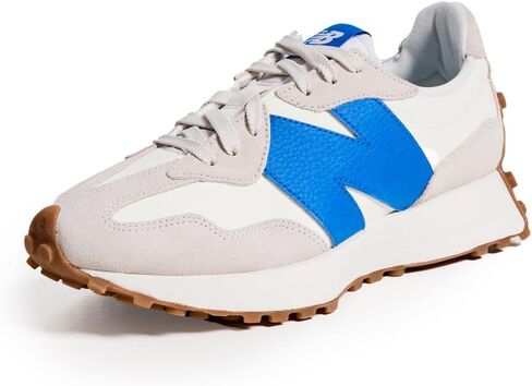 حذاء رياضي نسائي من New Balance 327، أسود معدني/Castlerock، 8.5 in Saudi Arabia