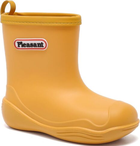 Kids Rain Boots Waterproof Ankle Rubber Fishing Boots for Boys Girls, Lightweight Non-Slip Hiking Chelsea Toddler Rain Shoes , Easy Pull-On Child Short Water Boots for Outdoor Play Boating,Camping in Saudi Arabia