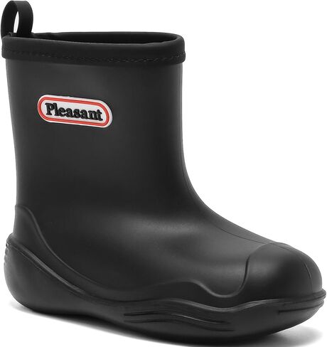 Kids Rain Boots Waterproof Ankle Rubber Fishing Boots for Boys Girls, Lightweight Non-Slip Hiking Chelsea Toddler Rain Shoes , Easy Pull-On Child Short Water Boots for Outdoor Play Boating,Camping in Saudi Arabia