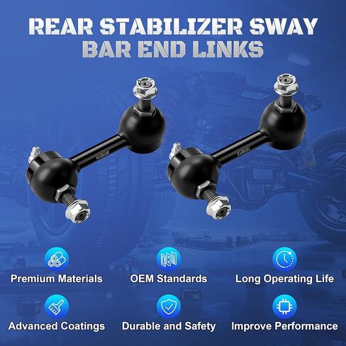 Set of 2 Rear Sway Bar Stabilizer End Links Compatible with Honda CRV 2007 2008 2009 2010 2011 2012 2013 2014 2015 2016 2017 L4 2.4L Replaces K750151, K750156, 52320SWAA01, 52321SWAA01 in Saudi Arabia