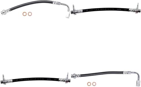 ‎A-Partrix Brake Hose - Rear Inner Outer Hydraulic Brake Lines Automotive Replacement Brake Hoses 4PC fits Dodge Journey 2012 2011 2010 2009 in Saudi Arabia
