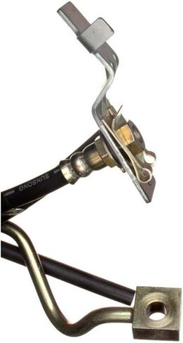 2PC Front Driver and Passenger Brake Hydraulic Hose Replaces# F81Z2078GA, F81Z2078HA Dwvksz for Ford Excursion 7.3L 4WD 2000 2001 2002 2003, for Ford F-250 Super Duty 6.0L 4WD 2003 2004 in Saudi Arabia