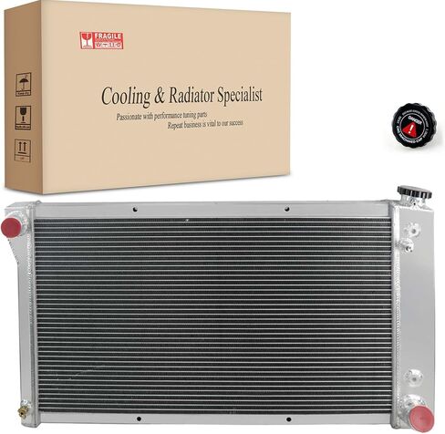 مشعاع ألومنيوم أساسي مكون من 4 صفوف لـ 1967-1972 Chevy C/K/G/P Series C10 C20 C30 K10 K20 K30 Blazer وشاحنات GMC بيك اب جميع مشعات الألومنيوم المبرد in Kuwait