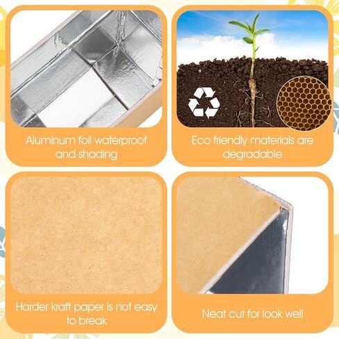 10 Pcs Insulated Shipping Box Cold Chill Double Insulated Carton with Foil Foam Cooler Boxes Delivery Moving Kits Foam Shipping Containers for Mailing Packing, Box Inside 8.66 x 4.52 x 6.3 in in Saudi Arabia