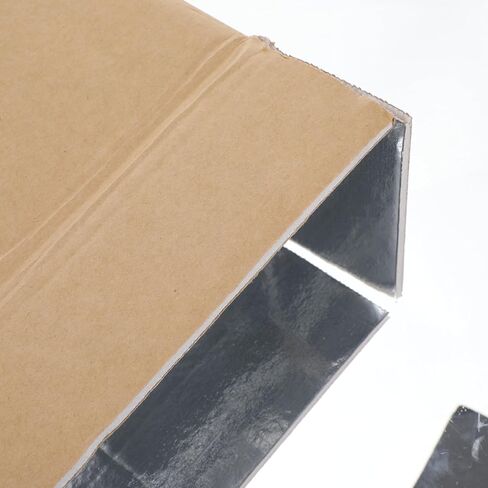 10 Pcs Insulated Shipping Box Cold Chill Double Insulated Carton with Foil Foam Cooler Boxes Delivery Moving Kits Foam Shipping Containers for Mailing Packing, Box Inside 8.66 x 4.52 x 6.3 in in Saudi Arabia