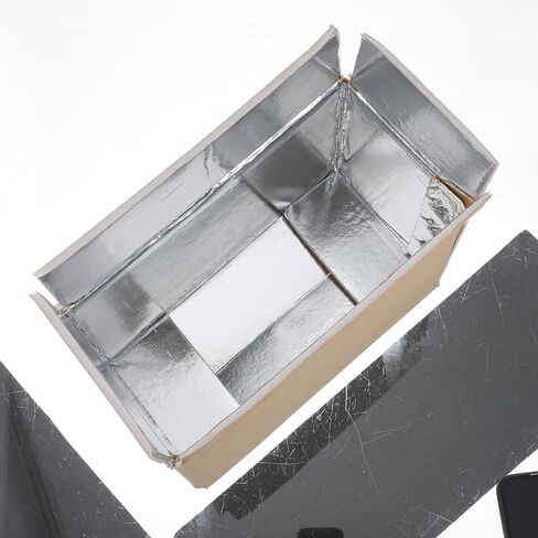 10 Pcs Insulated Shipping Box Cold Chill Double Insulated Carton with Foil Foam Cooler Boxes Delivery Moving Kits Foam Shipping Containers for Mailing Packing, Box Inside 8.66 x 4.52 x 6.3 in in Saudi Arabia