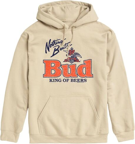 HYBRID APPAREL Budweiser - Nothing Beats A Bud - Men's Fleece Hoodie in Saudi Arabia