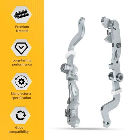 M MATI Left & Right Brake Lever Bracket for Kawasaki Mule 2510 3010 4010 Diese-l KAF950 2002-2013 Mule 3000 3010 3020 4000 4010 KAF620 2001-2024 13236-1355 13236-1356 in Saudi Arabia